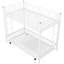 Lit simple au-dessus d'un lit superposé blanc avec lit gigogne - Option de couchage confortable