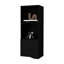 Armoire murale moderne noire - rangement à une porte pour une solution pratique à la maison-1304592973