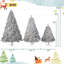 Arbre de Noël artificiel illuminé Sliver-641733519