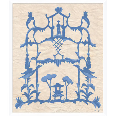 «Folly in Blue» par Dana Gibson, reproduction d'art sur papier