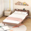 Structure de lit plateforme moderne avec ports USB pour plus de commodité, fabrication robuste et design élégant pour une chambre à coucher confortable-1565293147
