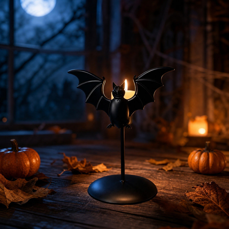 Bougie de chiroptère en fer Spooky, M