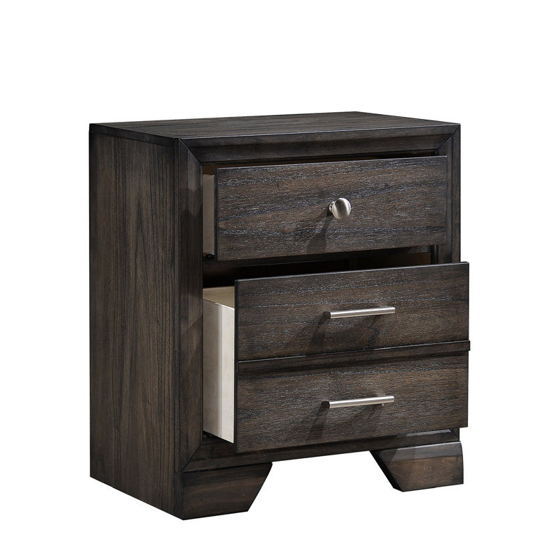 Table de chevet 2 tiroirs 1pc