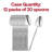 Shiny Silver Moderno Disposable Plastic Dinner Spoons - 240 Spoons
