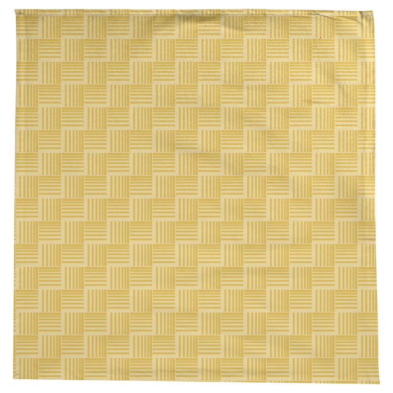 Rayures nattes classiques Nappe, Jaune clair