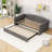 Twin Upholstered Daybed with Trundle-258586826