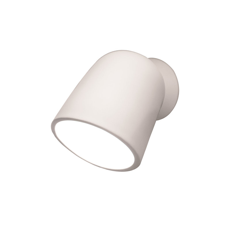 Baleskie Ceramic Wall Light, Bisque, No