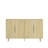 Fluted Buffet Accent Cabinet With Adjustable Shelves-1537706353