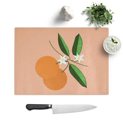 Orange Blossom V2 Chopping Board