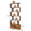 Berwaldt 183 cm H x 70 cm W Geometric Bookcase-1253091129