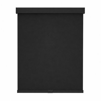 Cordless Blackout Roller Shade with Valance, Free-Stop Window Blind, Thermal Insulated UV Protection Shade