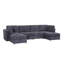 Canapé modulaire modulaire, canapé convertible avec rangement, ensemble de canapé pliant multifonctionnel en tissu-1784039031