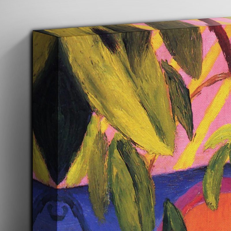 August Macke Wrapped Canvas Painting, 50cm H x 35cm W