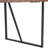 5-Piece Modern  Industrial Rectangular Wood Dining Set with Faux Leather Chairs-1424861328