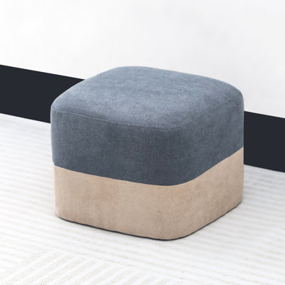 Repose-pieds gris / bleu