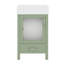 Meuble-lavabo de 20 po avec lavabo en céramique et beaucoup de rangement-1862851194