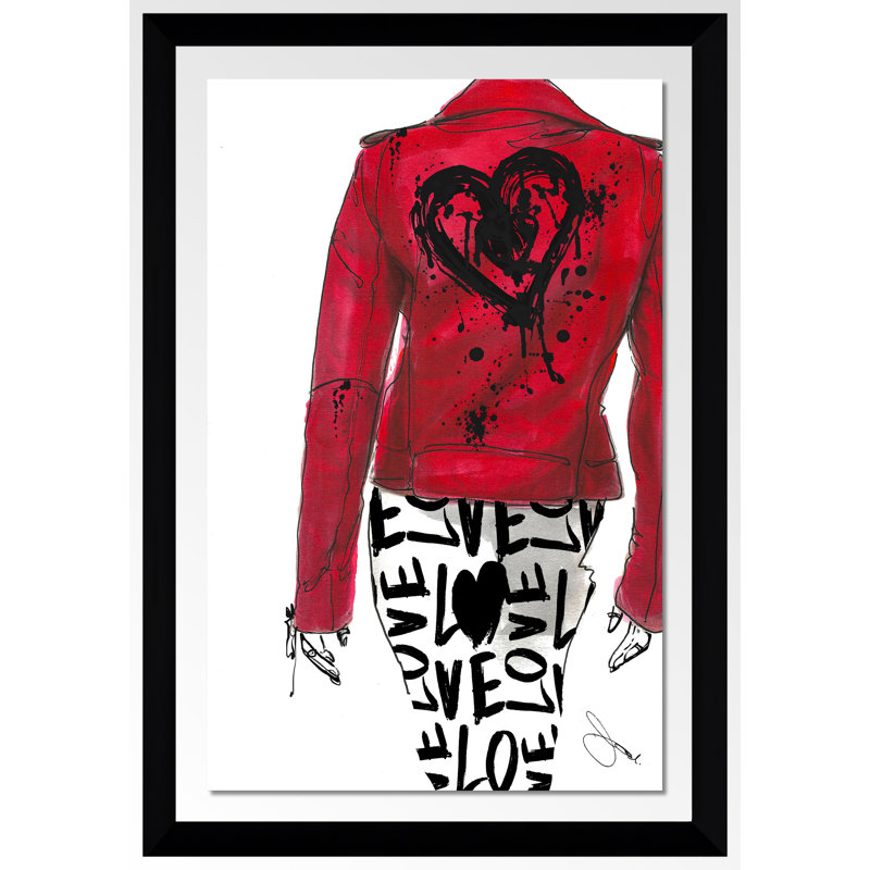 « cardiaque breaker », impression, Cadre noir, H 27,5 po x l 21,5 po x P 0,75 po