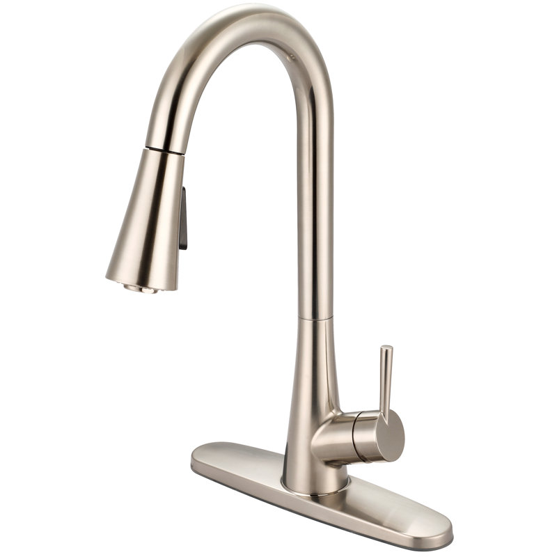 Olympia Faucets Pull Down Kitchen Faucet, Chrome