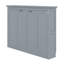 Lit escamotable qui se transforme en armoire murale pliée-300160598