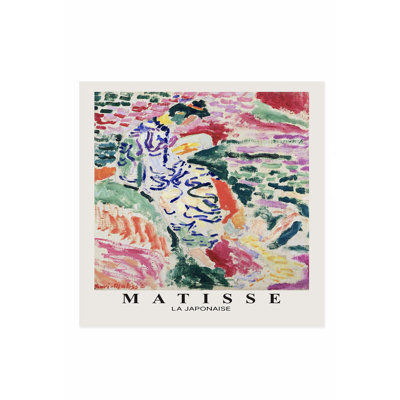«Landscape and Nature Henri Matisse La Japonaise», reproduction d'art non encadrée