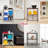 Origami 3-Shelf Storage Rack & Wheels-409900159