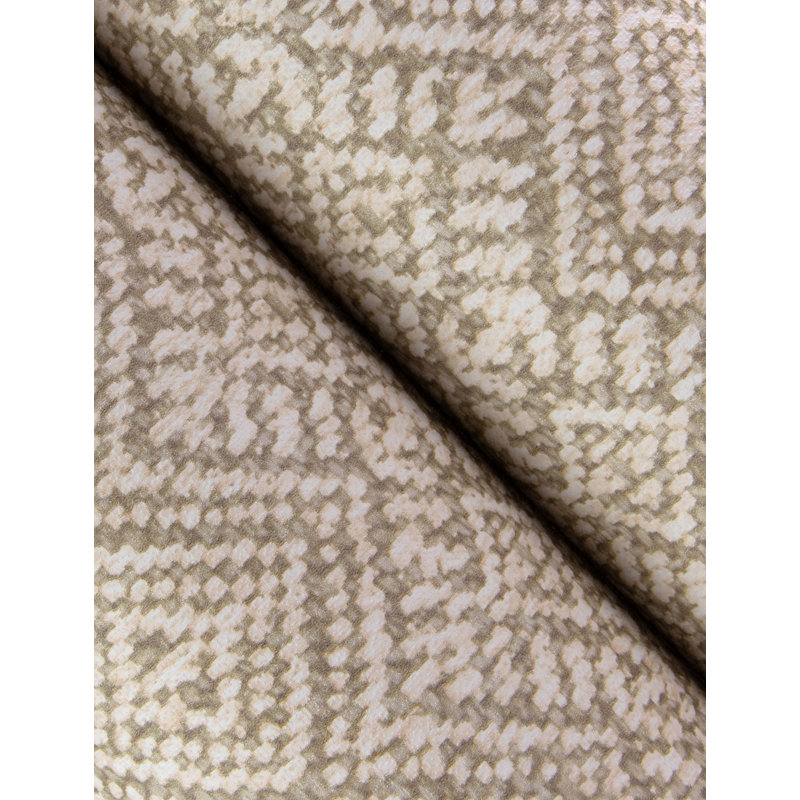 Papier peint à motif géométrique Gallivant, Brun