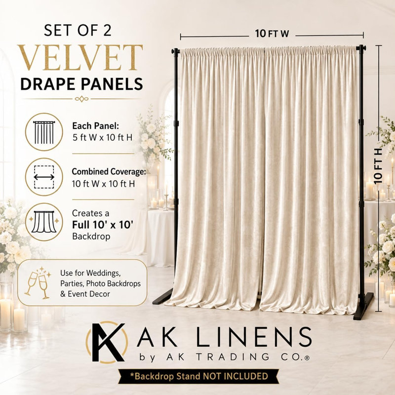 Velvet Curtain Panel Pair, Turquoise