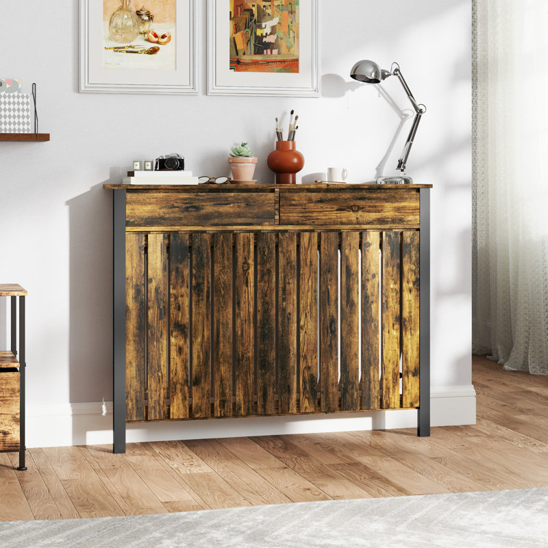 Bartmann Radiator Cover, 93cm H x 119cm W x 19cm D