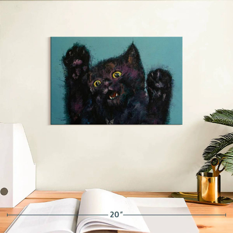 Chaton Brampt Ninja, H 8 po x l 12 po