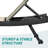 Patio Chaise Lounge Set Of 2, Outdoor Lounge Chairs, Aluminum PVC-coated polyester Pool Lounger With Adjustable Back For Beach Poolside Lawn Sunbathing