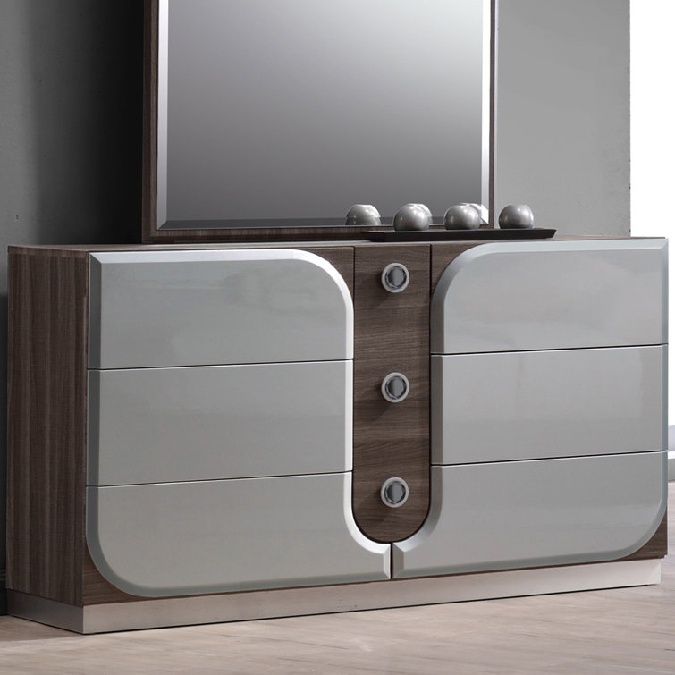 Commode double 6 tiroirs Belmin