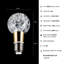 Ampoule DEL en cristal de style solide, blanc chaud 3000K, ampoules à culot moyen E26 / 27 (base non incluse)-121723586