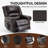 Dual Motor Infinite Position Heat Massage Power Lift Recliner Chair with USB Ports-753028750