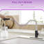 Pull Out Single Handle Kitchen Faucet With Deck Plate and Supply Lines-105373461