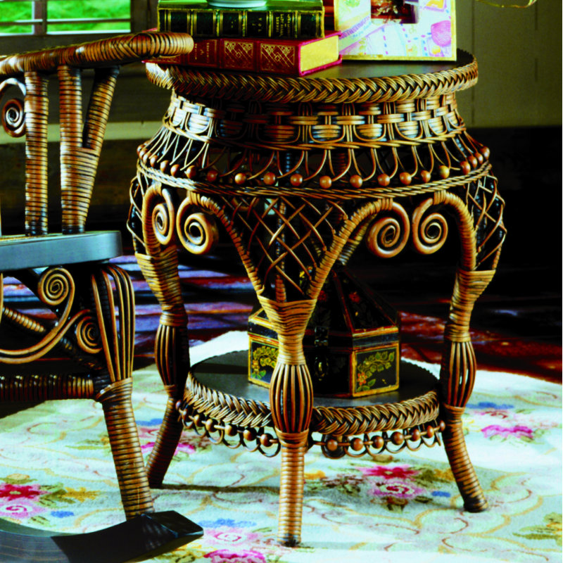 Table de bout, Brun
