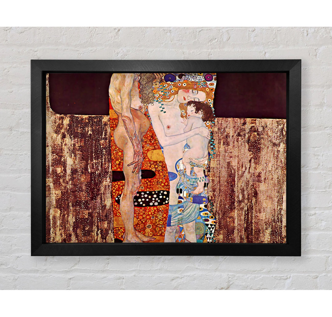 Klimt Three Ages Of A Woman - Einzelner Bilderrahmen Kunstdrucke