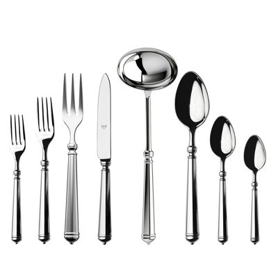 Luce Flatware Set - 43 Pieces - Silver - Mirror