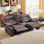Causeuse inclinable manuelle à coussins multiples avec console Chelliah Fordwich-900347181
