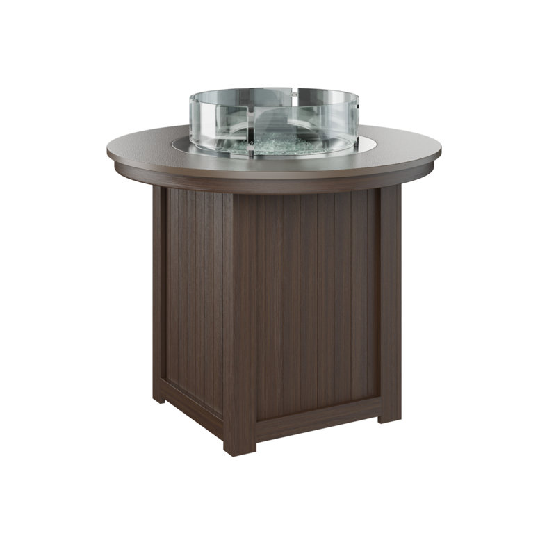 Foyer de table rond à hauteur de comptoir de 44 po Berlin Gardens Donoma, H 37 po x l 44 po x P 44 po