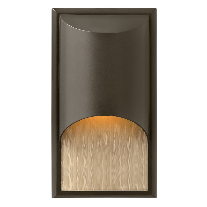 Plafonnier encastré d'extérieur Aurore, Moyen, Bronze, Incandescent