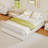 Low Bed Frame Without Headboard, Thick Fabric Upholstered Platform Bed, No Box Spring Needed-1937980916-1939001540
