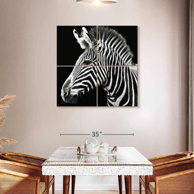 Brampt Zebra Stripes Pattern III, 38" H x 38" W