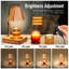 Carreras Wood Tabletop Wax Warmer