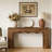 63-Inch Long Sofa Table, Farmhouse Wood Console Entryway Table-1813103693