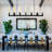 Farmhouse Chandelier With Glass Tube-489108475-473930357