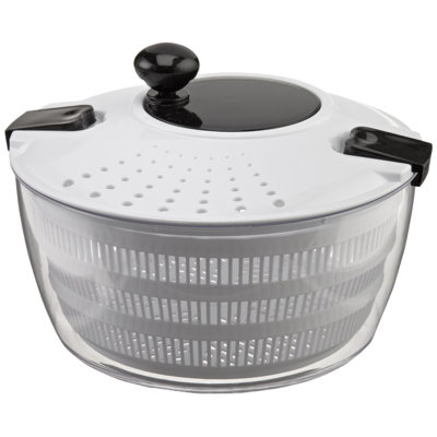 Salad Spinner with Locking and Straining Lid
