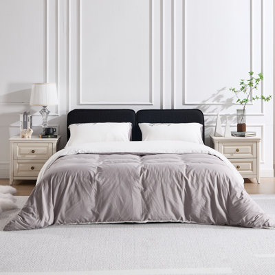 Compression Memory Foam Integrated Bed with Premium Knitted Fabric & Removable Cover