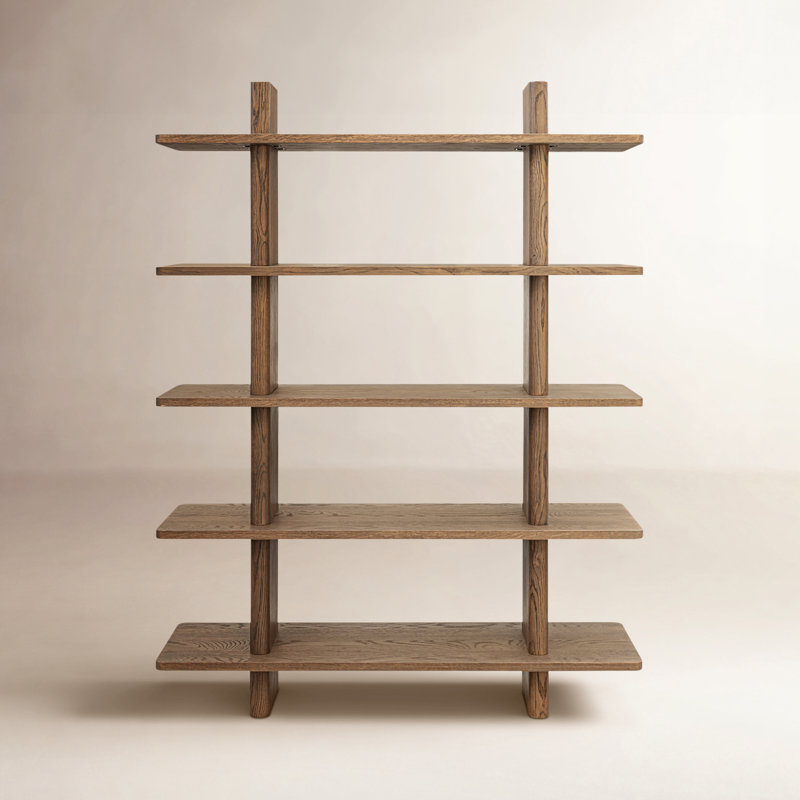 Casey Large Bookcase Dark Brown, Dark Brown
