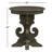 Colchester Round Wooden Pedestal End Table-1431880356