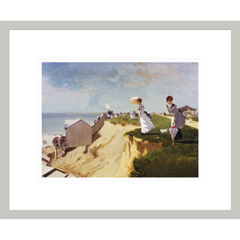 «Long Branch New Jersey» par Winslow Homer - impression giclée encadrée, 13,75 po H x 16,64 po L